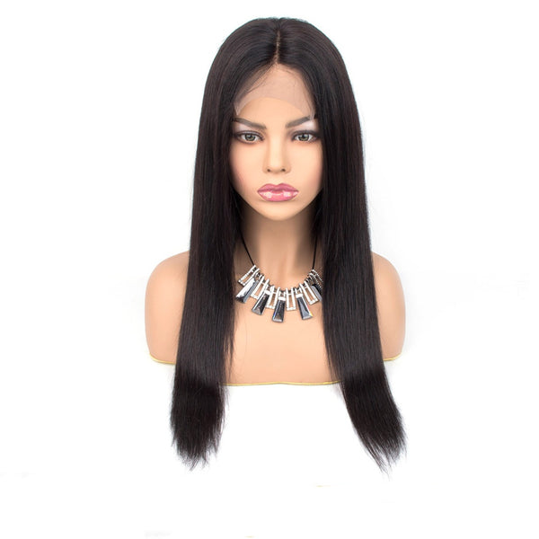 Front Lace Human Wigs Full Head Lace Headgear - JIMY 