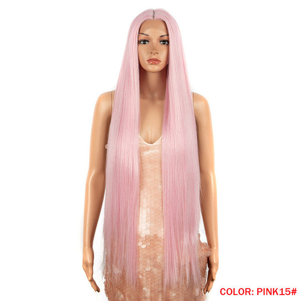 Long Straight Hair Synthetic Fiber Headgear - JIMY 