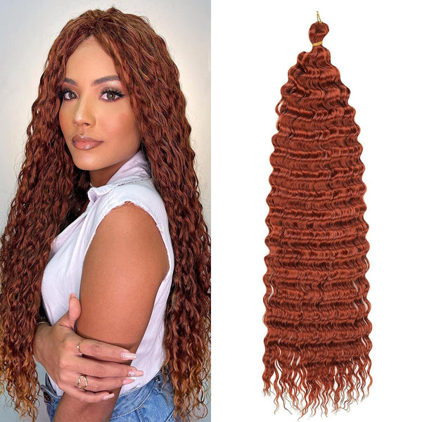 African Chemical Fiber Crochet Long Curly Wig - JIMY 
