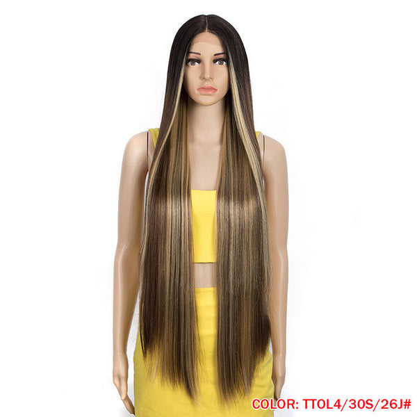 Long Straight Hair Synthetic Fiber Headgear - JIMY 