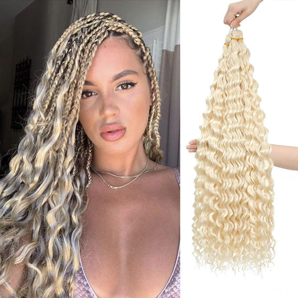 African Chemical Fiber Crochet Long Curly Wig - JIMY 