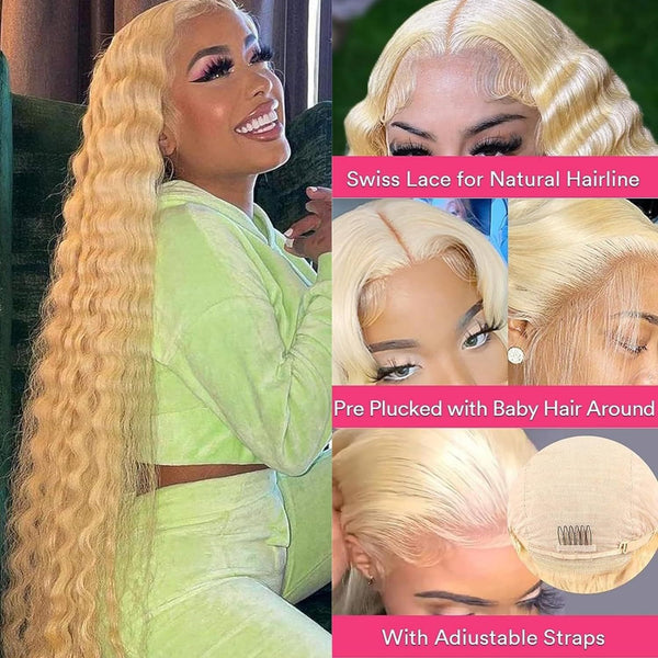 European And American Ladies Front Lace Synthetic Wigs - JIMY 