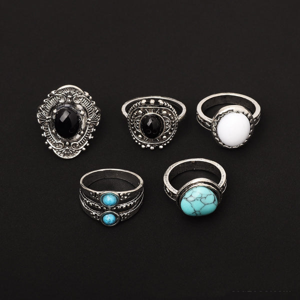 5-piece Set Of Joint Rings And Rings - JIMY 