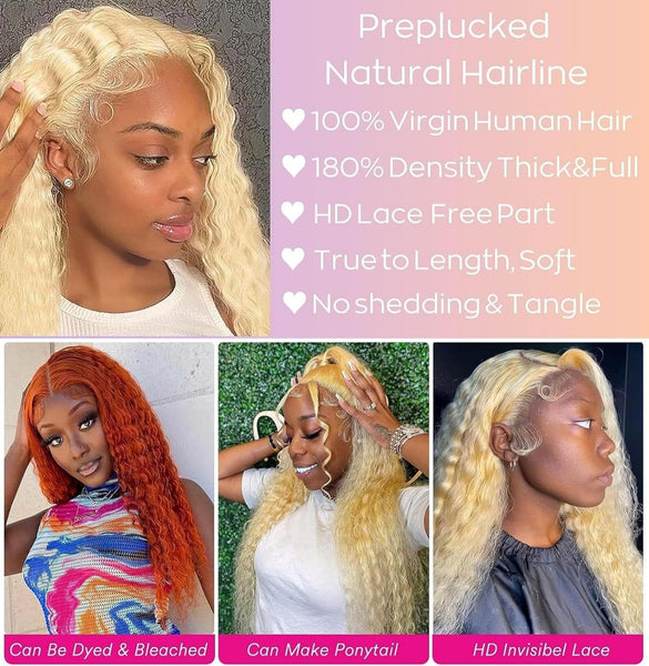 European And American Ladies Front Lace Synthetic Wigs - JIMY 