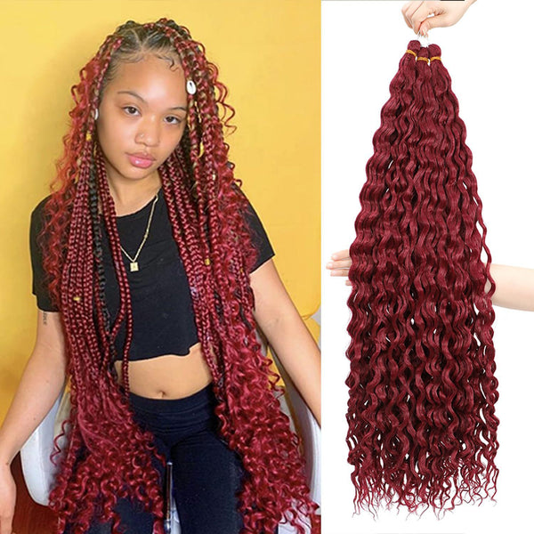 African Chemical Fiber Crochet Long Curly Wig - JIMY 