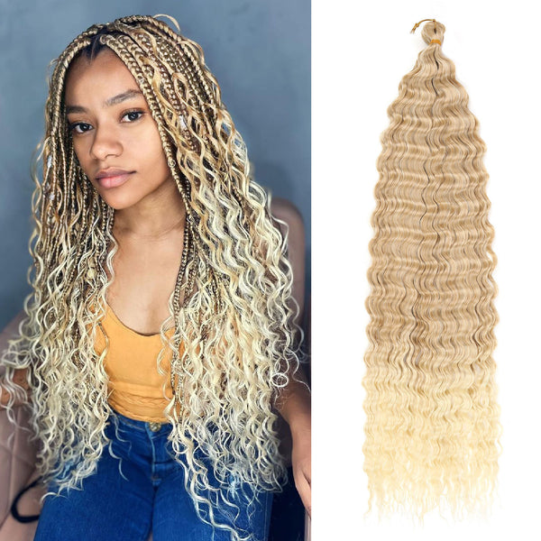 African Chemical Fiber Crochet Long Curly Wig - JIMY 