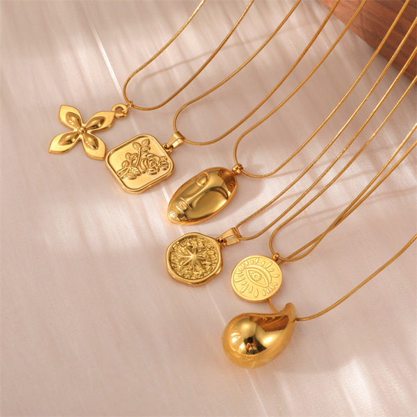 Women's Fashion Stainless Steel Necklace - JIMY 