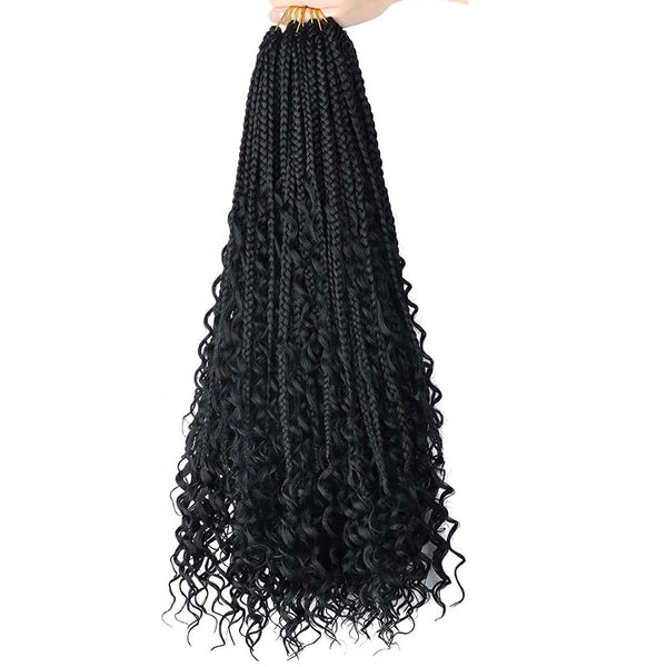 Chemical Fiber Hair Three-strand African Braid Crochet Hair - JIMY 