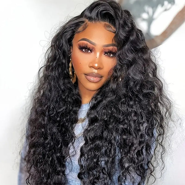 Fashion Front Lace Wigs With Small Curly Hair African Natural & Fluffy Chemical Fiber - JIMY 