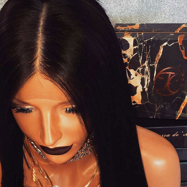 Front Lace Wigs Women High Quality Large Straight Hair - JIMY 