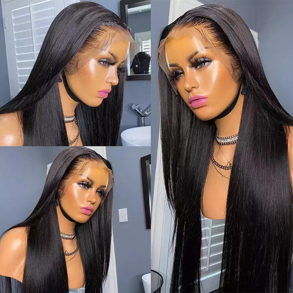 Ladies' Long Straight Hair Lace Fake - JIMY 