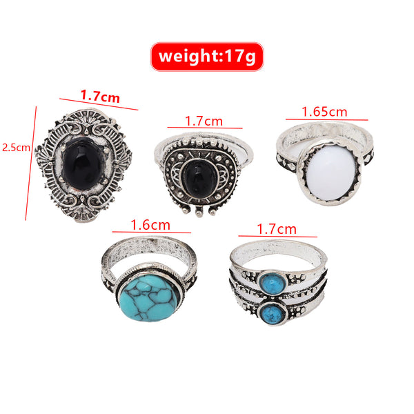 5-piece Set Of Joint Rings And Rings - JIMY 
