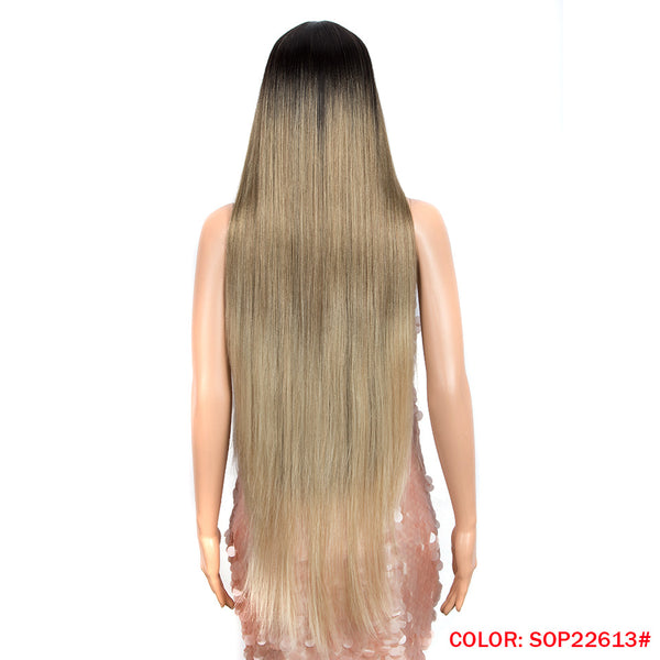 Long Straight Hair Synthetic Fiber Headgear - JIMY 
