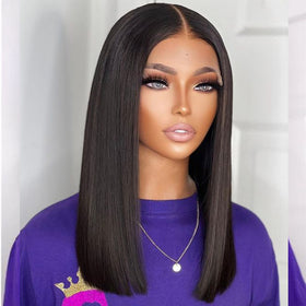 Double Drawn Bone Straight Human Hair Wigs - JIMY 