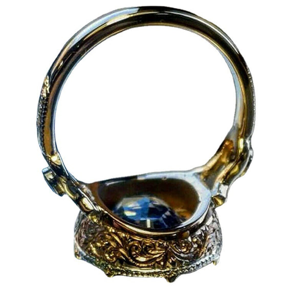 Luxury Wedding Engagement Ring Pointed Crystal - JIMY 