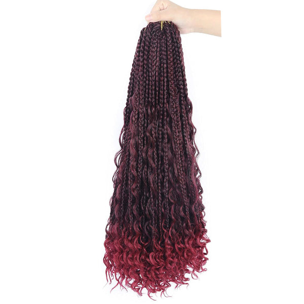 Chemical Fiber Hair Three-strand African Braid Crochet Hair - JIMY 