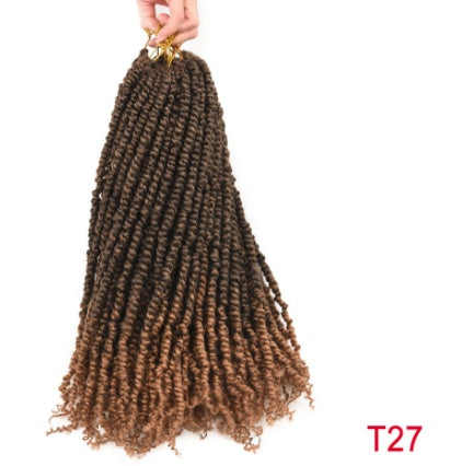 TOMO Pre-twisted Passion Twist Crochet African Dirty Braids Crochet Hair - JIMY 