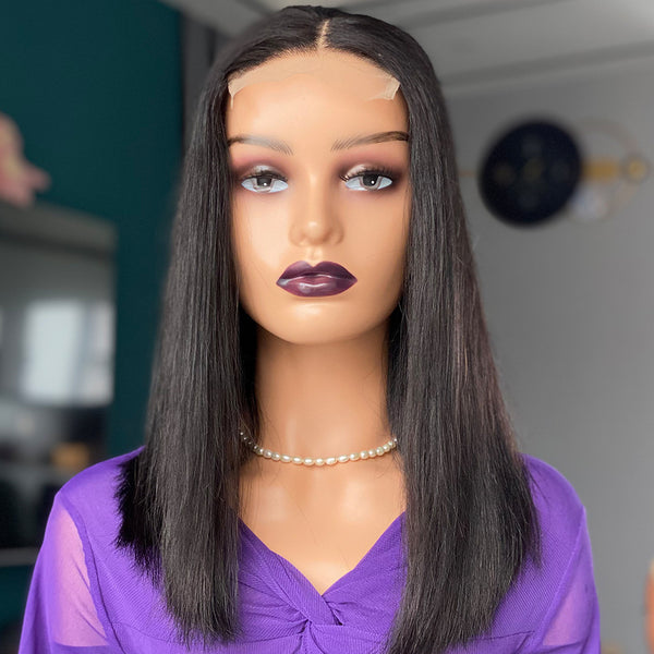 Double Drawn Bone Straight Human Hair Wigs - JIMY 