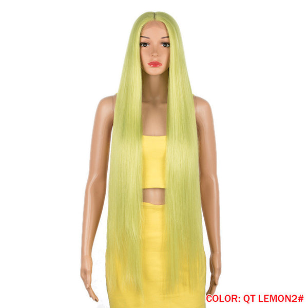 Long Straight Hair Synthetic Fiber Headgear - JIMY 
