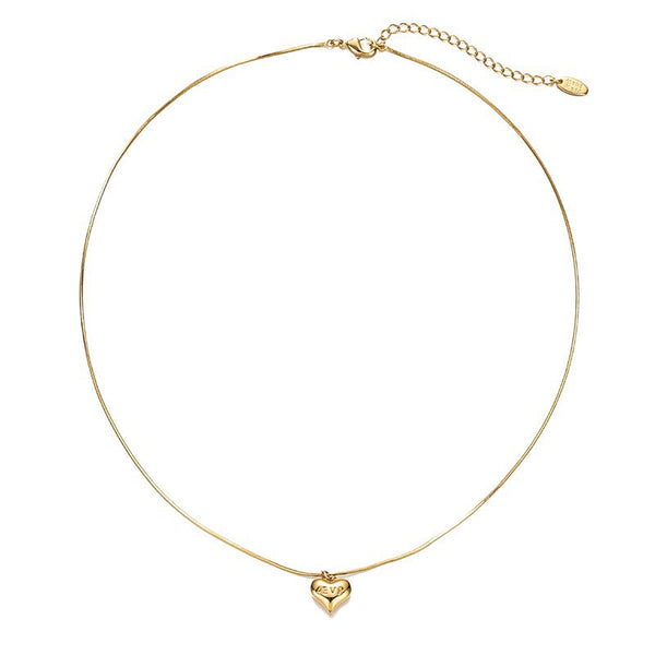 Minimalist And Cold Ins Style Fashionable Design Natural Stone Beaded Necklace - JIMY 