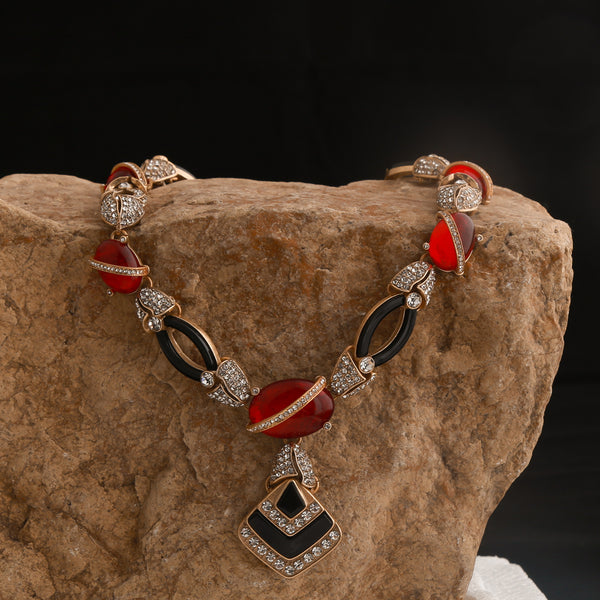 Ladies' Light Luxury High-end Tassel Earring Jewelry Set - JIMY 