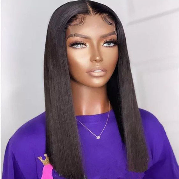 Double Drawn Bone Straight Human Hair Wigs - JIMY 