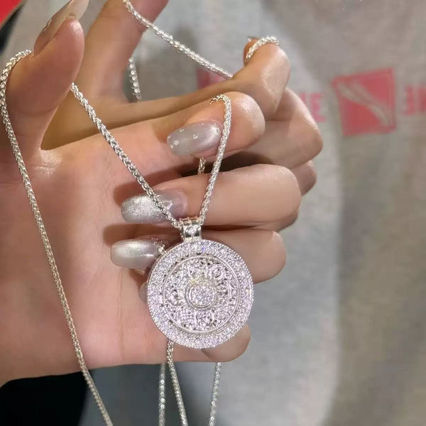 Eight Treasures Compass Rotating Necklace - JIMY 