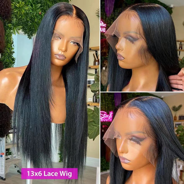 Ladies' Long Straight Hair Lace Fake - JIMY 