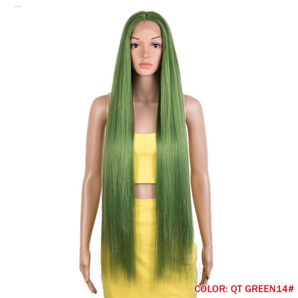 Long Straight Hair Synthetic Fiber Headgear - JIMY 