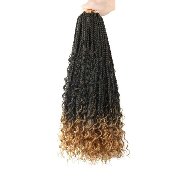 Chemical Fiber Hair Three-strand African Braid Crochet Hair - JIMY 