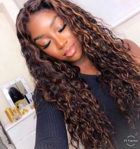 Wig African Small Curly Hair Mixed Color Hand-wound Tube - JIMY 
