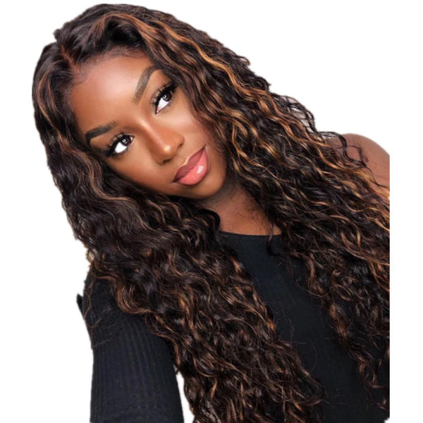 Wig African Small Curly Hair Mixed Color Hand-wound Tube - JIMY 
