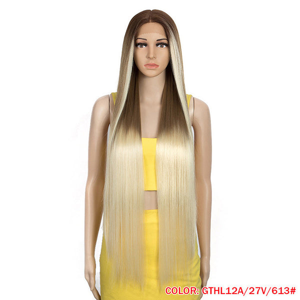 Long Straight Hair Synthetic Fiber Headgear - JIMY 