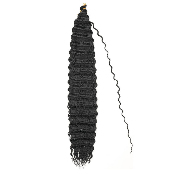 African Chemical Fiber Crochet Long Curly Wig - JIMY 