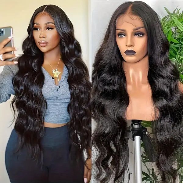 12A Front Lace Full-head Wig Long Bangs Wavy Curly Hair - JIMY 