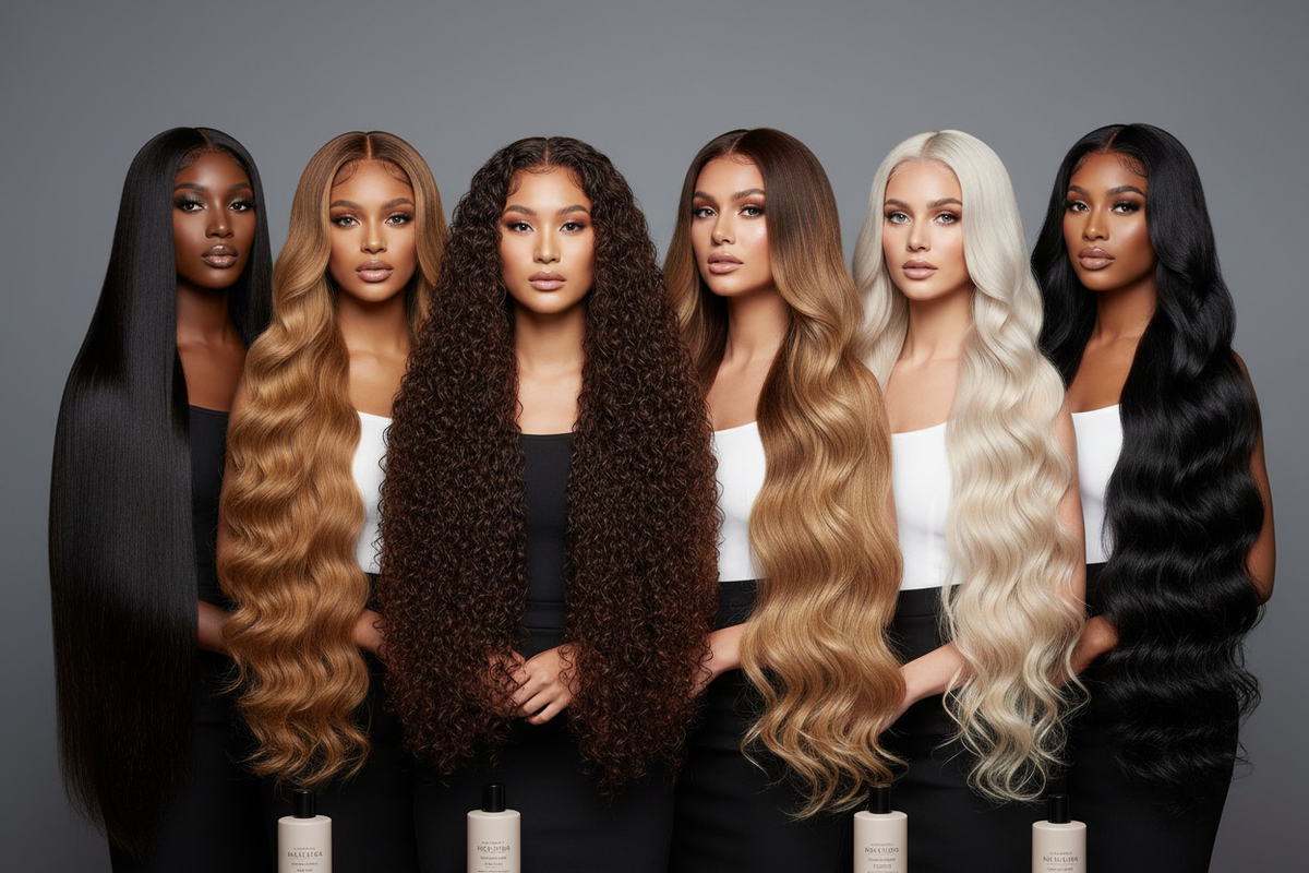 listen i had told you to create image size in 424 *369 in which 5 6 hair models wearing 60 inches diffrny types of wigss 